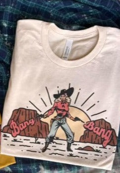 Bang Bang Mama & Me Cream Graphic Tee (made 2 order) LC