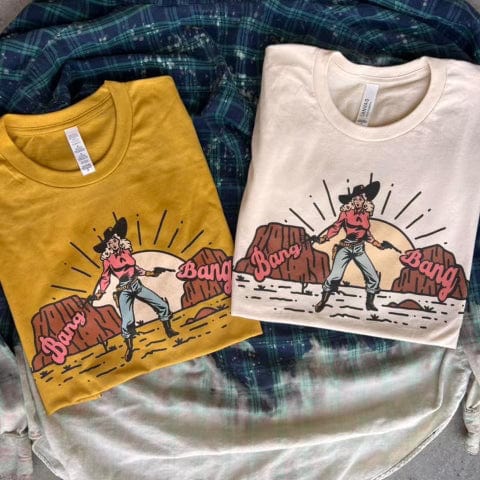Bang Bang Graphic Tee (made to order) LC