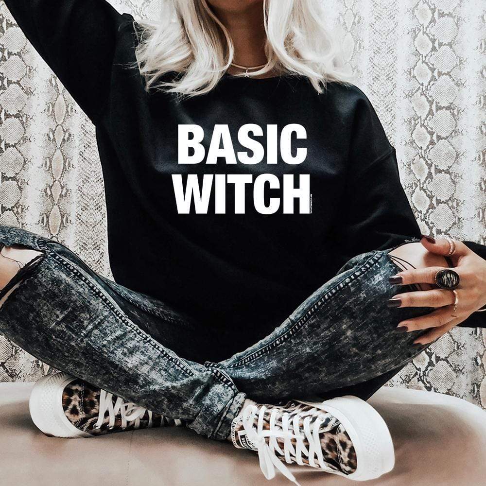 Gildan, Tops, Bad Witch Vibes Halloween Bleached Hoodie