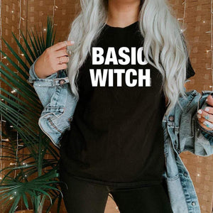 Basic Witch Graphic Tee (made 2 order) LC