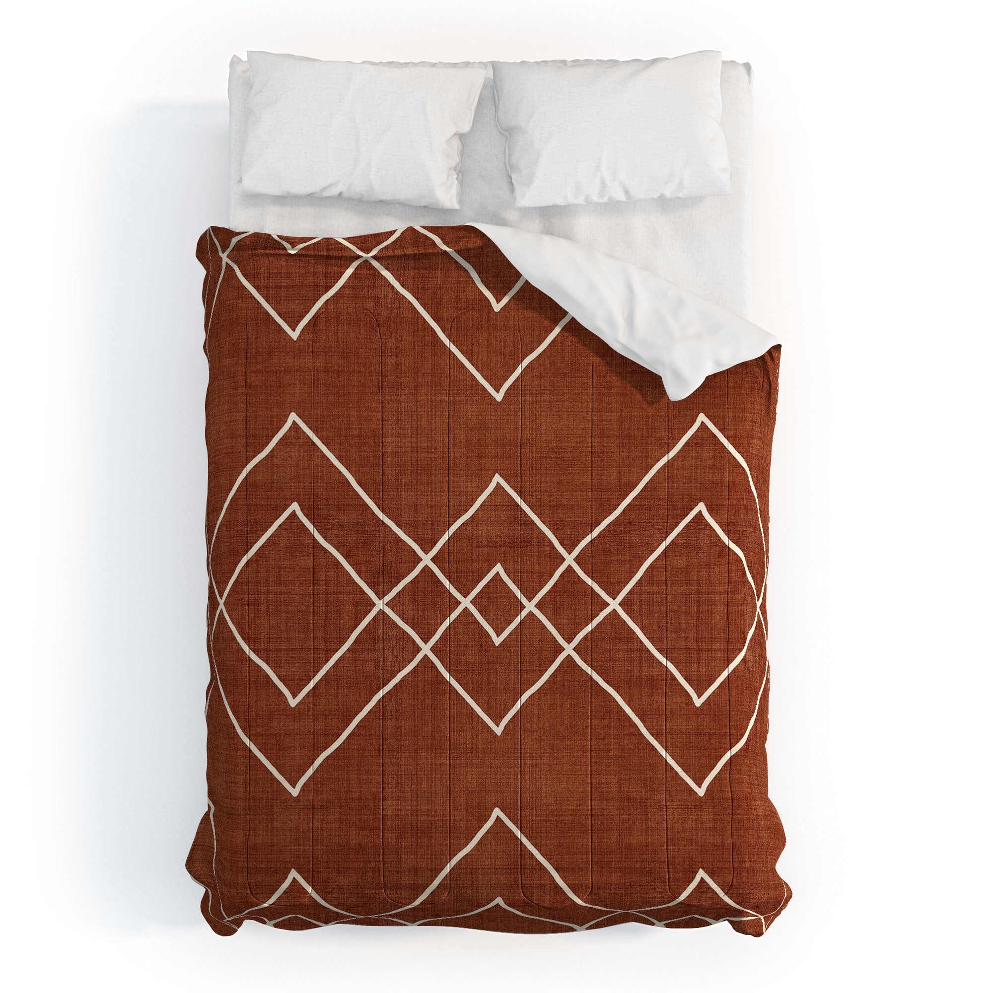 Nudo Rust Comforter &/or Bed in a Bag Set (DS) DD
