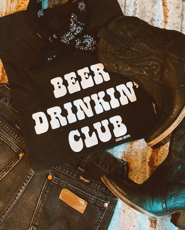 Beer Drinkin' Club Graphic Tee (Made 2 Order) RH
