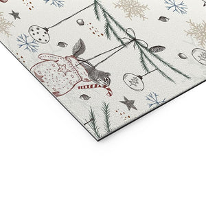 "Ole Squirrel Heavenly Christmas" Welcome Mat (DS)