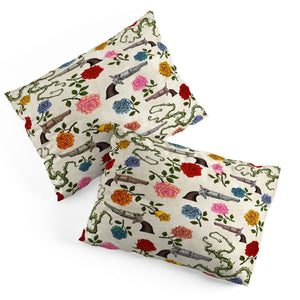 Sweet Guns & Roses Pillow Shams (DS) DD