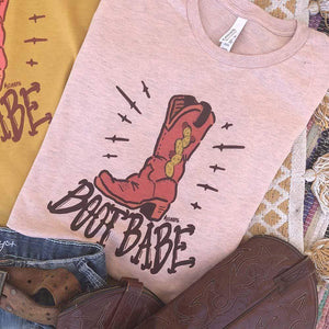 Boot Babe Graphic Tee (made 2 order) LC