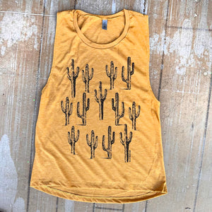 Cacti Patch Collection Graphic Festival TANK Top (made 2 order) LC