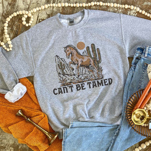 Can't Be Tamed Graphic Sweatshirt (made 2 order) LC