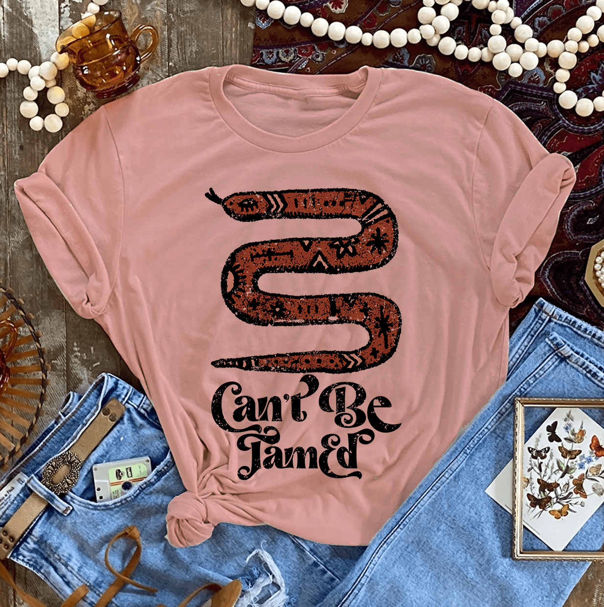 Can't Be Tamed Graphic Tee (made 2 order) LC