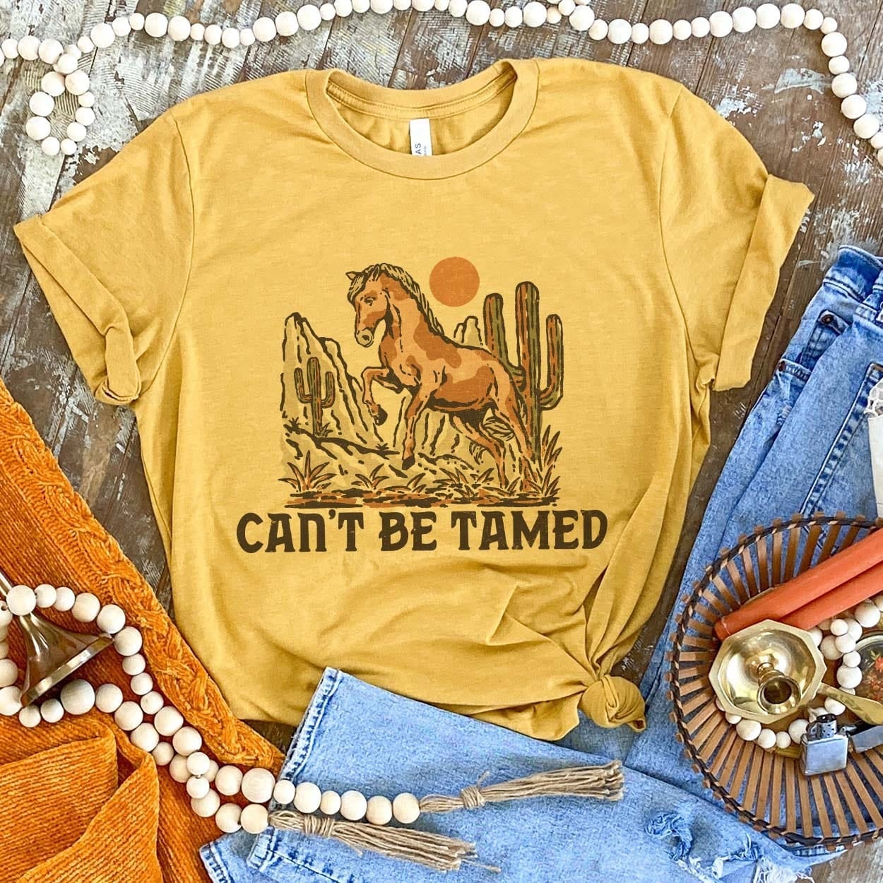 Can't Be Tamed Graphic Tee (made 2 order) LC