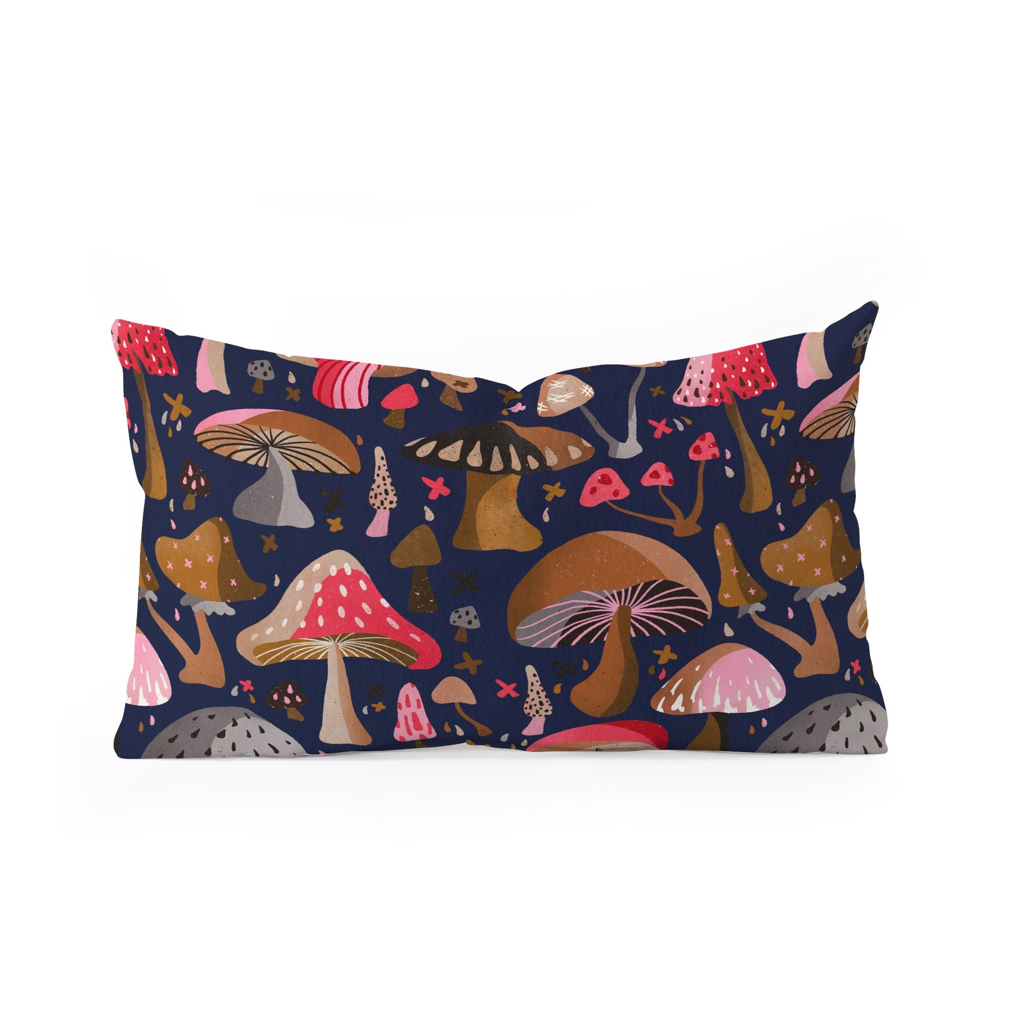 "Ole Shroom Haven" Oblong Throw Pillow (DS)