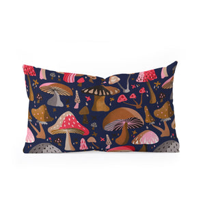 "Ole Shroom Haven" Oblong Throw Pillow (DS)