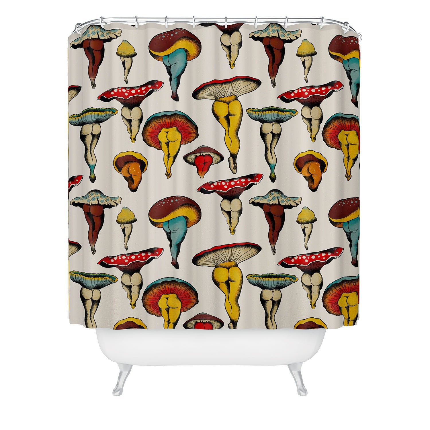 "Ole Sexy Shrooms" Shower Curtain (DS)