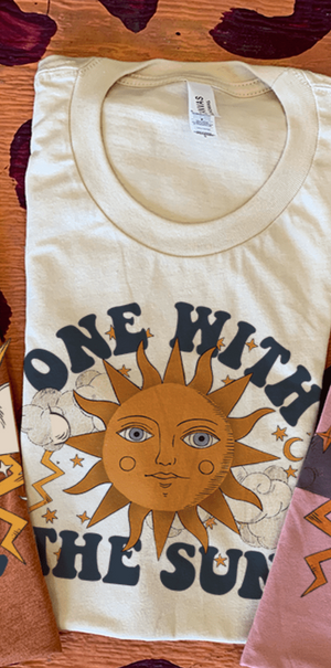 One With The Sun Celestial Graphic Tee (made to order) LC