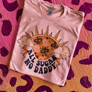 All Sugar No Daddy Celestial Graphic Tee (made to order) LC