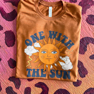 One With The Sun Celestial Graphic Tee (made to order) LC