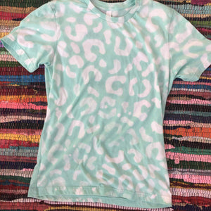 Splashed Leopard Jumbo Leopard Print Graphic Tee (made 2 order) LC