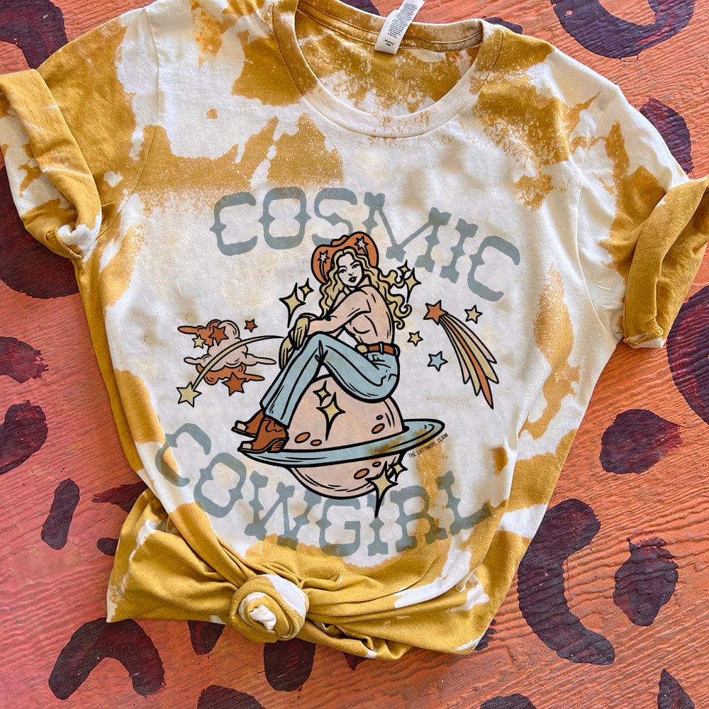 Cosmic Cowgirl Graphic Tee (made 2 order) LC