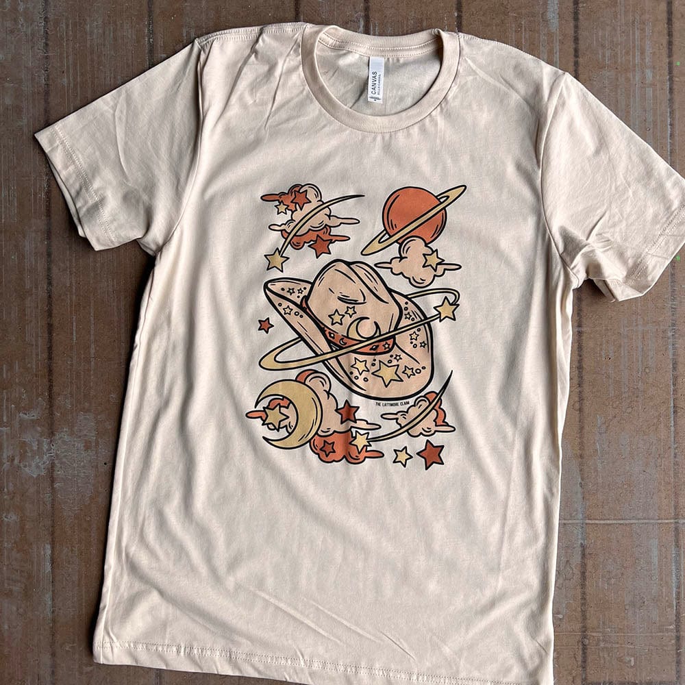 Cosmic Hat Graphic Tee (made 2 order) LC