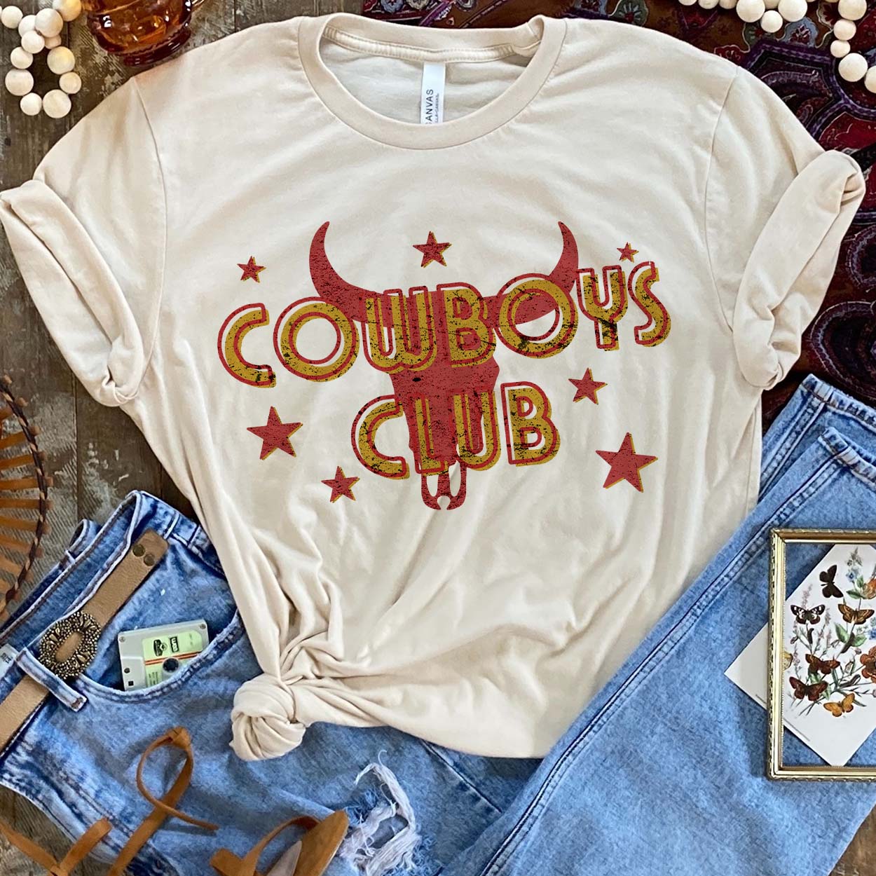 Cowboys Club Graphic Tee (made 2 order) LC