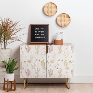 Sketched Succulents Credenza (DS) DD