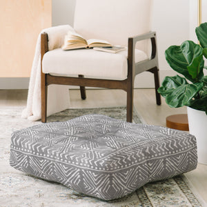 "Ole Stars Above" Floor Pouf Pillow Square (DS)