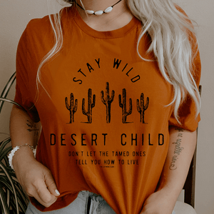 Stay Wild Desert Child Graphic Tee (made 2 order) LC