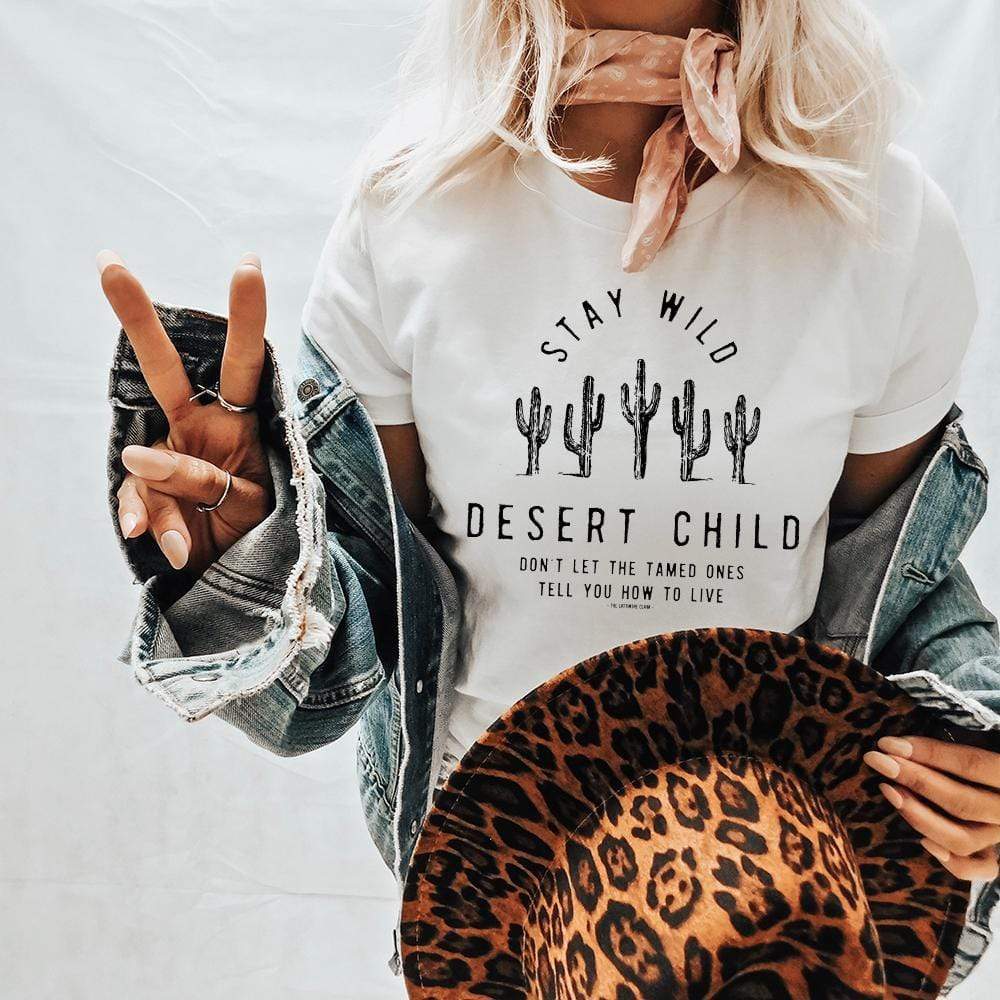 Stay Wild Desert Child Graphic Tee (made 2 order) LC