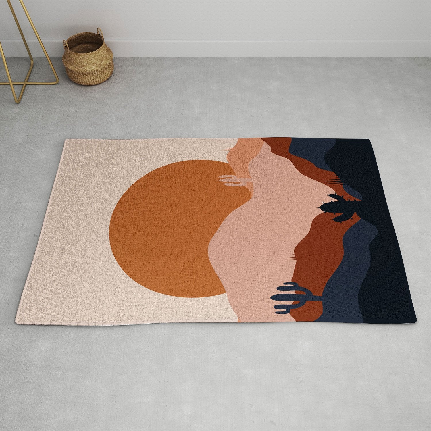 "Ole Boring Summer" Area Rug (DS)