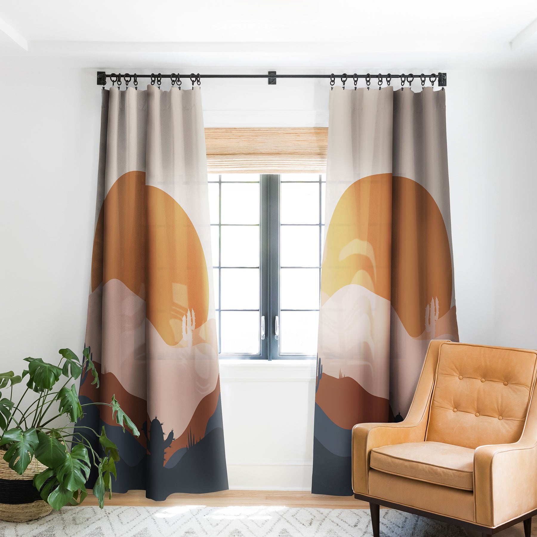 "Ole Boring Summer" Blackout Window Curtains (DS)