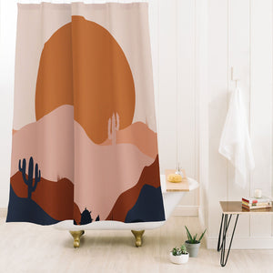 "Ole Boring Summer" Shower Curtain (DS)