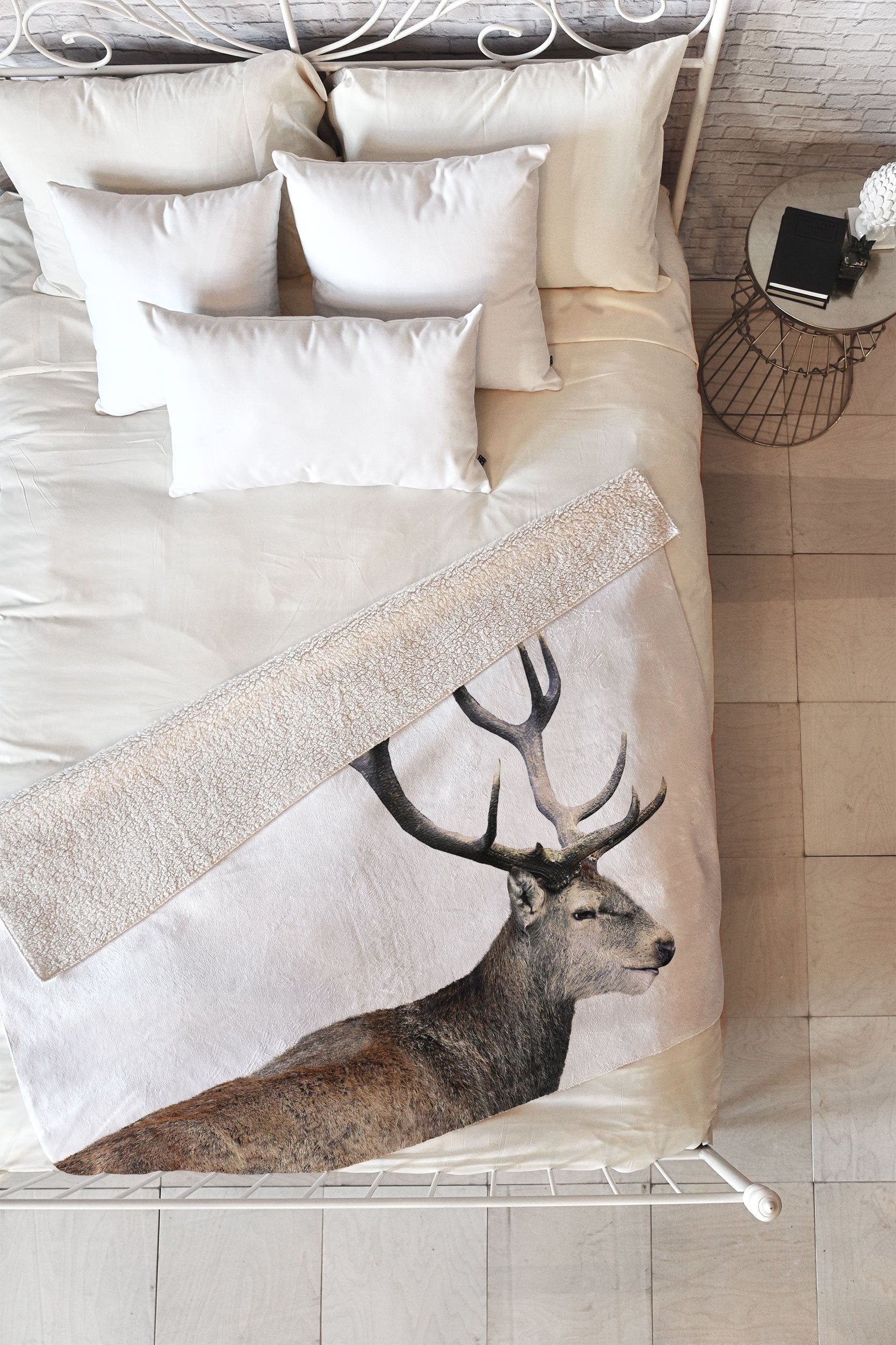 Deer best sale sherpa blanket