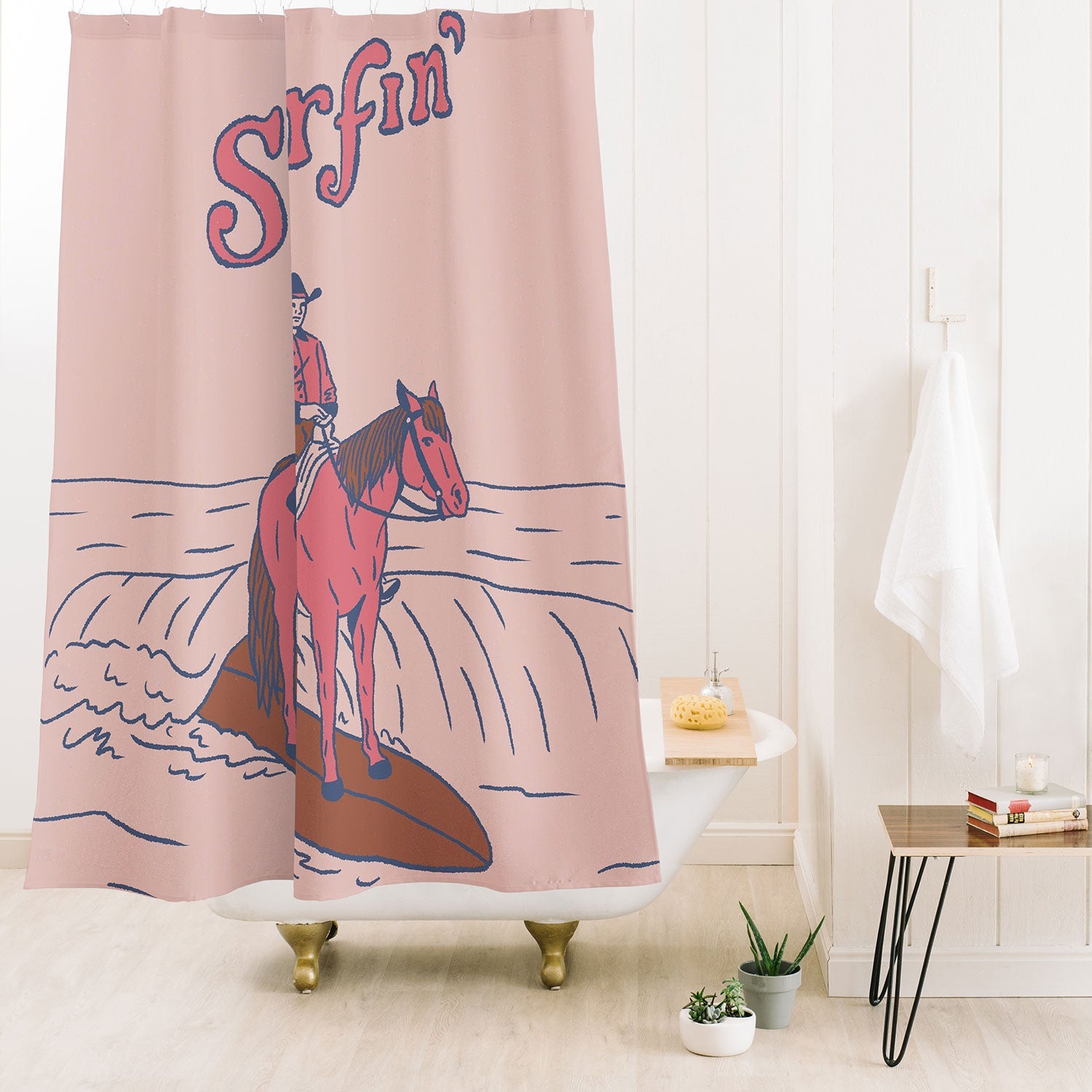 Surfin Shower Curtain (DS)