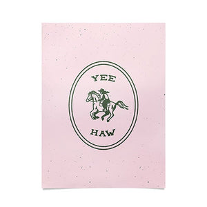 Yee Haw in Pink Poster (DS) DD