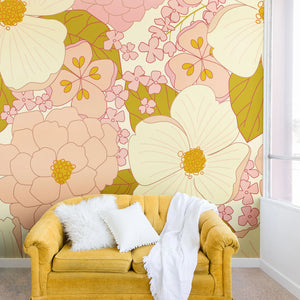 Vintage Pastel Wall Mural (DS)