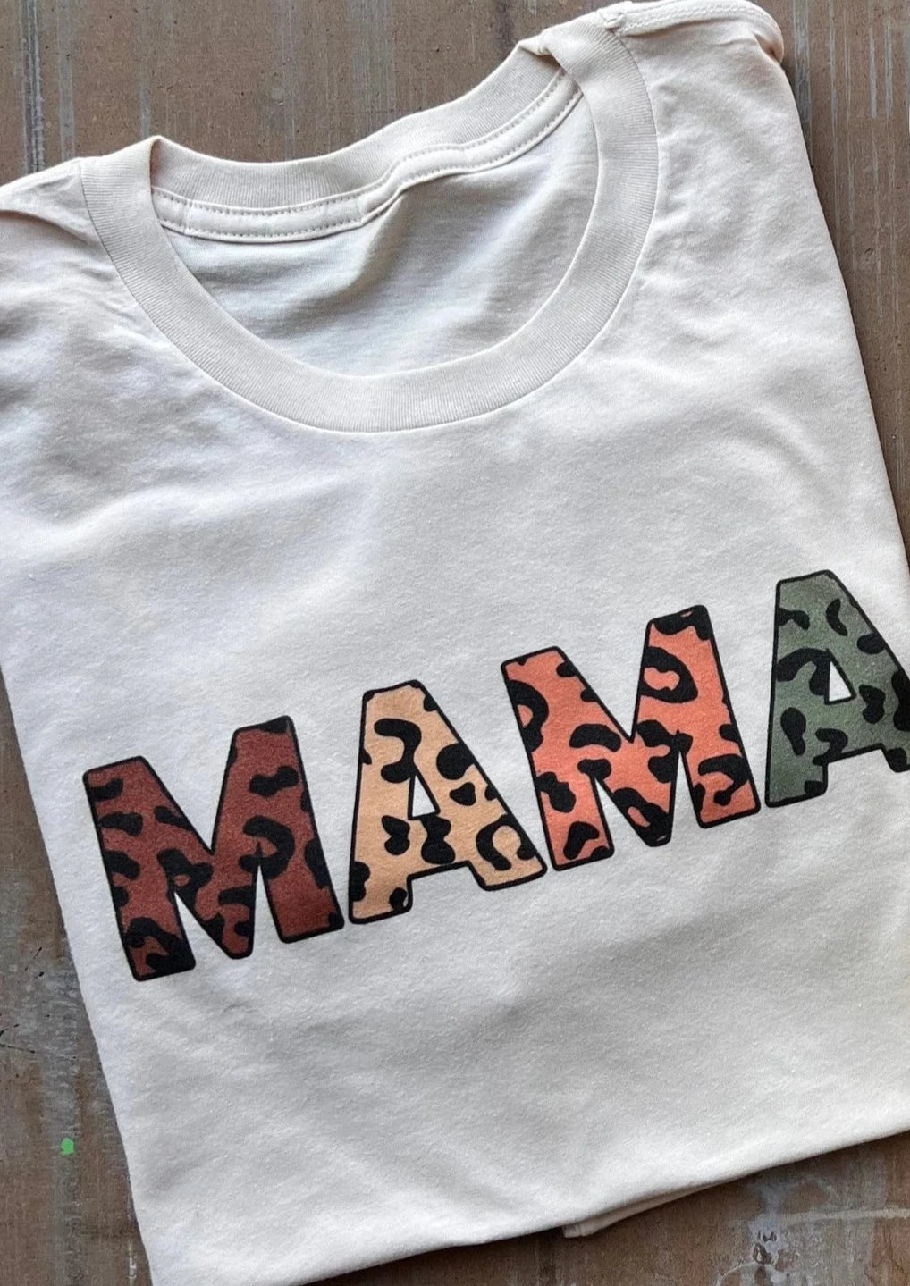Leopard Mama Graphic Tee (made 2 order) LC