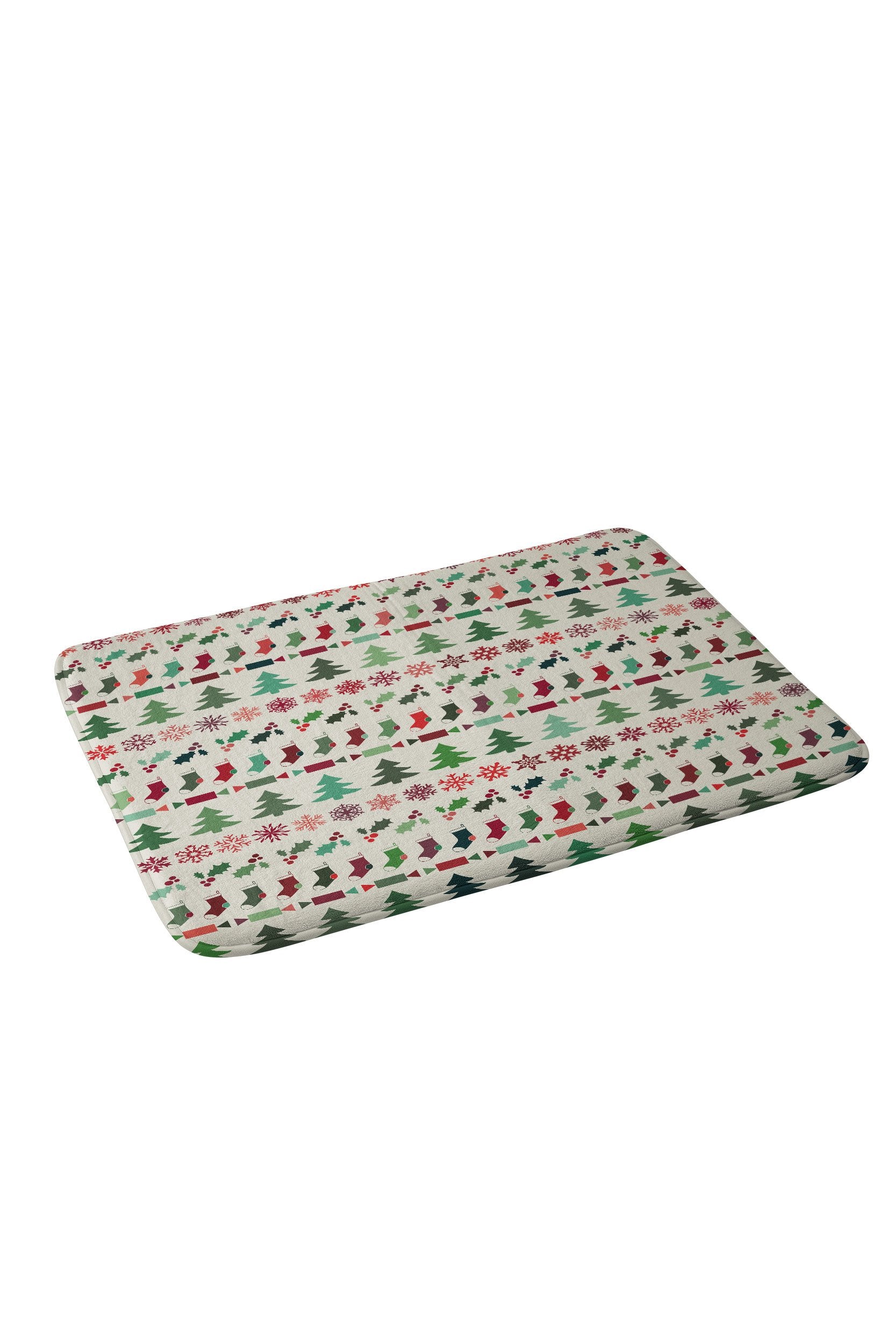 "Ole Old School Christmas" Foam Bathroom Mat (DS)