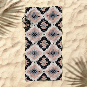 "Ole Cornerstone" Aztec Print Jumbo Beach Towel (DS)
