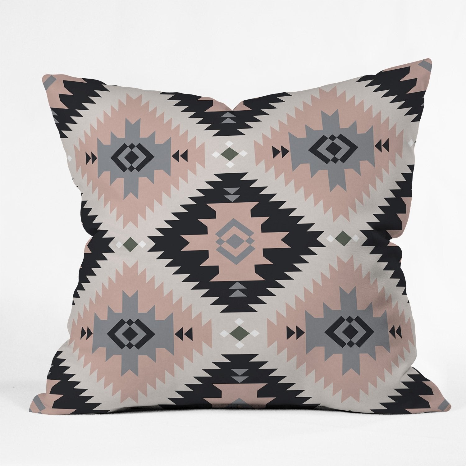"Ole Cornerstone" Aztec Print Indoor / Outdoor Throw Pillows (DS)