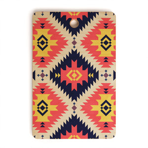 "Ole Coral Cornerstone" Aztec Print Cutting Boards (DS)