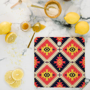 "Ole Coral Cornerstone" Aztec Print Cutting Boards (DS)