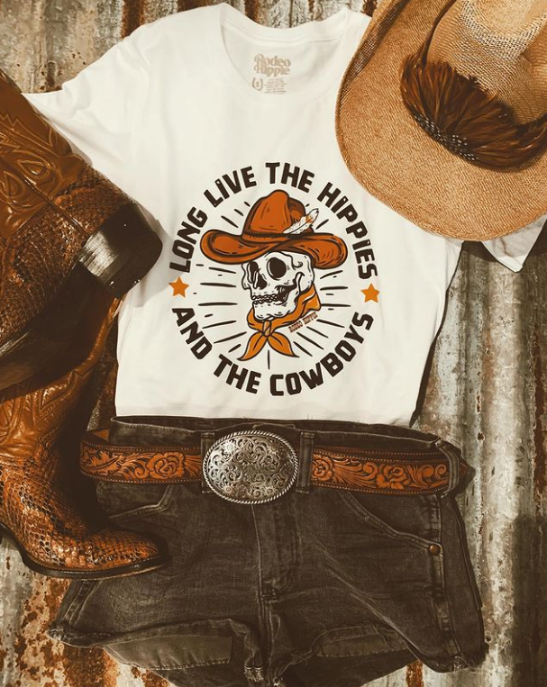 Bohemian Cowgirl Cowboys Est.1988 Tee (Extended Sizes Available) at Dry  Goods