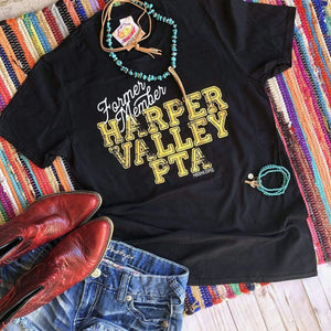 Harper Valley PTA Black Former Member Graphic Tee (made 2 order) LC
