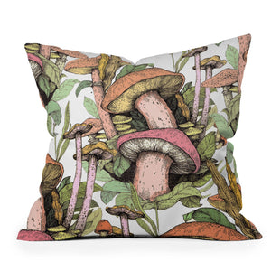 "Ole Wild Mushrooms" Indoor / Outdoor Throw Pillows (DS)