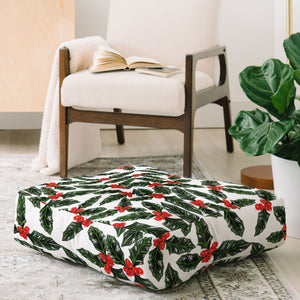 "Ole Christmas Forest" Floor Pouf Pillow Square (DS)