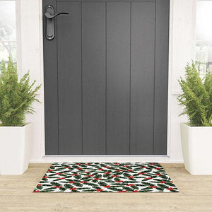 "Ole Christmas Forest" Welcome Mat (DS)