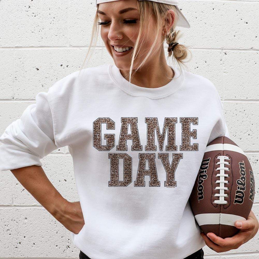 Game Day White Graphic Sweatshirt (made 2 order) LC