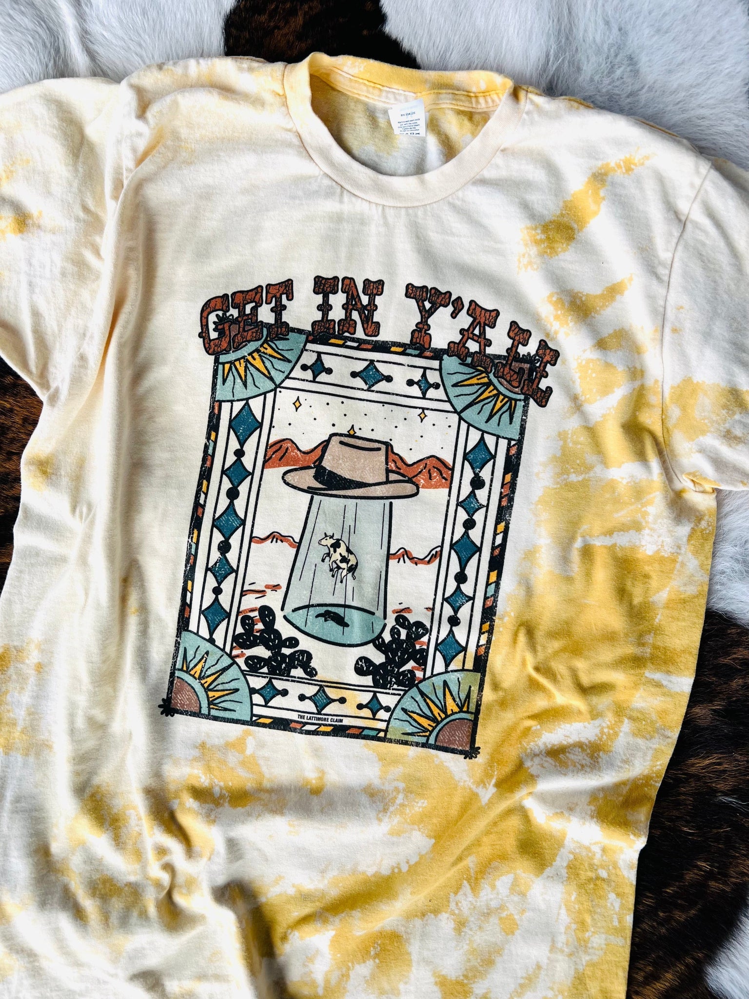 Get in Y'all Graphic Tee (made 2 order) LC