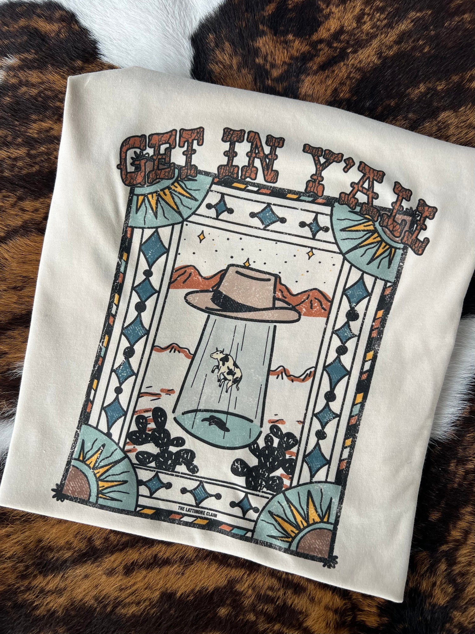 Get in Y'all Graphic Tee (made 2 order) LC