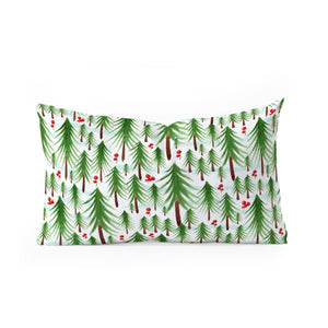 "Ole Christmas Tree Farm" Oblong Throw Pillow (DS)