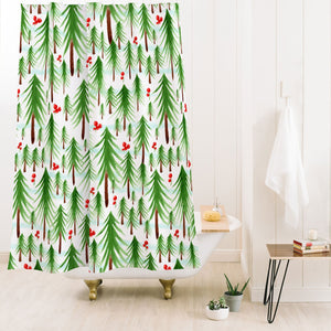 "Ole Christmas Tree Farm" Shower Curtain (DS)